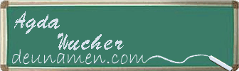Agda Wucher Visitenkarte